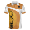 Your Hole Is My Goal Skull Polo Shirt, Light Brown Skeleton Golfer Polo Shirt, Best Golf Shirt For - Perfect Gift For Men