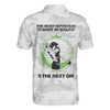 The Most Important Shot Is The Next One Golf Polo Shirt, Colorful Triangle Pattern Golf Shirt - Perfect Gift For Men