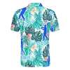 Doodie Tropical Polo Shirt, Short Sleeve Men Polo Shirt, Best Gift For Men, Polo Shirt Gift For Men Golfers
