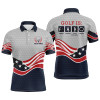 Custom American Flag Golf Shirts For Men, Personalized Funny Golf Polo Shirts For Mens, Golfer Gifts