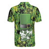 Irish Skull Saint Patricks Men Polo Shirt, Green Skull St Patrick Day Polo Shirt, Best Gift Idea For Irish Friends