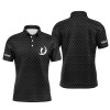 Custom Golf Men Polo Shirt - Custom Name Funny Golf Clubs Pattern Apparel - Personalized Gift For Golf Lover, Team, Golfers, Husband, Boyfriend