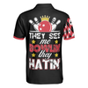 They See Me Bowlin' They Hatin' Polo Shirt, Bowling Plaid Pattern Shirt, Funny Polo Shirt With Sayings - Perfect Gift For Men