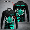 FUNSTUFFPRINT Bowling Ball Flame Multicolor Option Customized Name Long Sleeve 3D Shirt