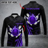 FUNSTUFFPRINT Bowling Ball Flame Multicolor Option Customized Name Long Sleeve 3D Shirt