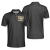 Weapons Of Grass Destruction Short Sleeve Polo Shirt, Vintage Chess Graphic Black Polo Shirt - Best Golf Shirt For Men, Golfers