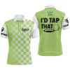 Custom Golf Men Polo Shirt - Funny Custom Name Apparel - Personalized Gift For Golf Lover, Team, Golfers, Husband, Boyfriend - I'd Tap That