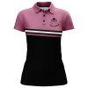 Custom Personalized Women Bowling Polo Shirt, Funny Assy Bowling Girl Pink Bowlers Jersey