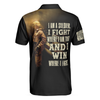 Soldier Men Polo Shirt, I Am A Soldier Polo Shirt, Black Veteran Sayings Polo Shirt, Thoughtful Gift Idea For Veteran Dad