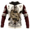 FUNSTUFFPRINT  New Zealand Maori King Te Kingi Card  3D Hoodie and Zip Hoodie
