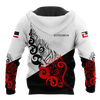 FUNSTUFFPRINT New Zealand Aotearoa Maori Fern Pattern  3D Hoodie and Zip Hoodie