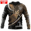 FUNSTUFFPRINT Personalized Deer Hunting Hoodie MHBM 3D Hoodie and Zip Hoodie