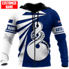 FUNSTUFFPRINT Personalized New Zealand Maori Triple Twist 3D Hoodie and Zip Hoodie