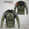 FUNSTUFFPRINT  Customize Honduras Black Coat Of Arms 3D Hoodie and Zip Hoodie