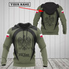 FUNSTUFFPRINT Customize Poland Black Coat Of Arms 3D Hoodie and Zip Hoodie