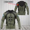 FUNSTUFFPRINT Customize Greece Black Coat Of Arms 3D Hoodie and Zip Hoodie