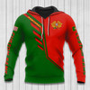FUNSTUFFPRINT Custom Name Portugal Hoodie Portugal Flag Wing   3D Hoodie and Zip Hoodie