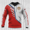 FUNSTUFFPRINT  Custom Name Serbia Hoodie Serbia Flag Wing  3D Hoodie and Zip Hoodie