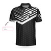 Custom Personalized Golf American Flag Men Polo Shirt, I'm A Golf Pro And Beer Drinker Custom Polo Shirt, Golf Shirt For Beer Lovers