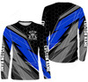 FUNSTUFFPRINT Custom Riding Jersey T-shirt Hoodie, Motocross Racing Dirt Bike Motorcycle Off-Road Biker Blue 3D LONG SLEEVE SHIRT
