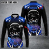 FUNSTUFFPRINT Bowling And Pins Lightning Into Skull Multicolor Option, Customized Name Long Sleeve 3D Shirt
