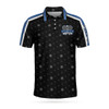 Tennis Polo Shirt, Weapon Of Choice Hard Version Short Sleeve Polo Shirt, Black Tennis Pattern Polo Shirt - Best Tennis Shirt For Men, Tennis Players
