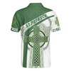 St Patrick Day With Celtic Cross Polo Shirt, Green Saint Patricks Day Shirt, St Patrick Themed Shirt For Irish - Perfect Gift For Men