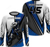 FUNSTUFFPRINT Custom Motocross Jersey Men UPF 30+, Dirt Bike Motorcycle Shirt,Off-Road Racing 3D LONG SLEEVE SHIRT