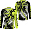 FUNSTUFFPRINT Custom Dirt Bike Freestyle Kid Men Women Custom MX Jersey UPF30+ Green Motocross Gear Racing Shirt 3D LONG SLEEVE SHIRT