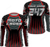 FUNSTUFFPRINT Custom Motocross Jersey for Men Women Kid Racing UV Protective MX Biker Off-Road Racewear 3D LONG SLEEVE SHIRT