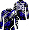 FUNSTUFFPRINT Custom Motocross Racing Jersey Adult&Kid Dirt Bike Live to Ride Off-Road UPF30+ MX Shirt 3D LONG SLEEVE SHIRT