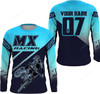 FUNSTUFFPRINT Custom MX Racing Jersey Custom Motocross UV Protective Adult Dirt Bike Off-Road Motorcycle 3D LONG SLEEVE SHIRT