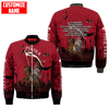 FUNSTUFFPRINT Premium Bomber Jacket Winged Hussars 3D All Over Print 3D Bomber Jacket S3BJ-10039