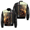 FUNSTUFFPRINT Premium Bomber Jacket Polish Winged Hussars 3D All Over Print 3D Bomber Jacket S3BJ-10043