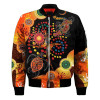 FUNSTUFFPRINT Aboriginal Naidoc Week 2021 Turtle Lizard Bomber Jacket 3D Bomber Jacket