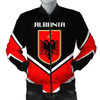 FUNSTUFFPRINT Albania Coat Of Arms Men Bomber Jacket Lucian Style J5W Bomber Jacket 3D Bomber Jacket