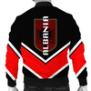 FUNSTUFFPRINT Albania Coat Of Arms Men Bomber Jacket Lucian Style J5W Bomber Jacket 3D Bomber Jacket