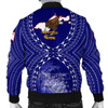 FUNSTUFFPRINT American Samoa Polynesian Men’s Bomber Jacket – American Samoa Flag with Polynesian Tattoo – BN18 Bomber Jacket 3D Bomber Jacket