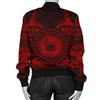 FUNSTUFFPRINT American Samoa Polynesian Women’s Bomber Jacket – Red Seal – BN18 Bomber Jacket 3D Bomber Jacket