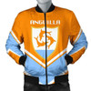 FUNSTUFFPRINT Anguilla Coat Of Arms Men Bomber Jacket Lucian Style J5W Bomber Jacket 3D Bomber Jacket