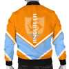 FUNSTUFFPRINT Anguilla Coat Of Arms Men Bomber Jacket Lucian Style J5W Bomber Jacket 3D Bomber Jacket