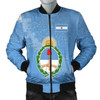 FUNSTUFFPRINT Argentina Of The Congo Christmas Coat Of Arms Men Bomber Jacket X Style J78 Bomber Jacket 3D Bomber Jacket
