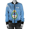FUNSTUFFPRINT Argentina Of The Congo Christmas Coat Of Arms Women Bomber Jacket X Style J78 Bomber Jacket 3D Bomber Jacket