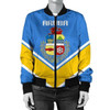 FUNSTUFFPRINT Arkansas Coat Of Arms Women Bomber Jacket Lucian Style JW5 Bomber Jacket 3D Bomber Jacket