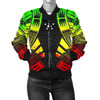 FUNSTUFFPRINT Austral Islands Women Bomber Jacket – Polynesian Tattoo Reggae – BN0110 Bomber Jacket 3D Bomber Jacket
