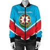 FUNSTUFFPRINT Australia Coat Of Arms Women Bomber Jacket Lucian Style JW5 Bomber Jacket 3D Bomber Jacket