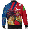 FUNSTUFFPRINT Azerbaijan Pride and Heritage Men’s Bomber Jacket – Happy Independence Day – BN21 Bomber Jacket 3D Bomber Jacket