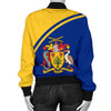 FUNSTUFFPRINT Barbados Women’s Bomber Jacket – Curve Version – BN01 Bomber Jacket 3D Bomber Jacket