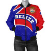 FUNSTUFFPRINT Belize Women’s Bomber Jacket – Belize Coat Of Arms – BN18 Bomber Jacket 3D Bomber Jacket