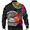 FUNSTUFFPRINT Bomber Jacket American Samoa – Polynesian Hibiscus Pattern – BN39 Bomber Jacket 3D Bomber Jacket